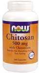 NOW Foods Chitosan 500 mg with Chromium - 240 Caps