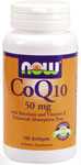 NOW Foods CoQ10 50 mg with Vitamin E and Selenium - 100 Softgels